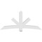 Ekena Millwork Alberta Architectural Grade PVC Gable Bracket, 84"W x 38 1/2"H x 6"D x 6"F, 11/12 Pitch GBP084X39X0606ALB00 - alternate 4